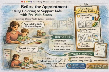 Before the Appointment Using Coloring to Lower Pre-Visit Stress in Kids