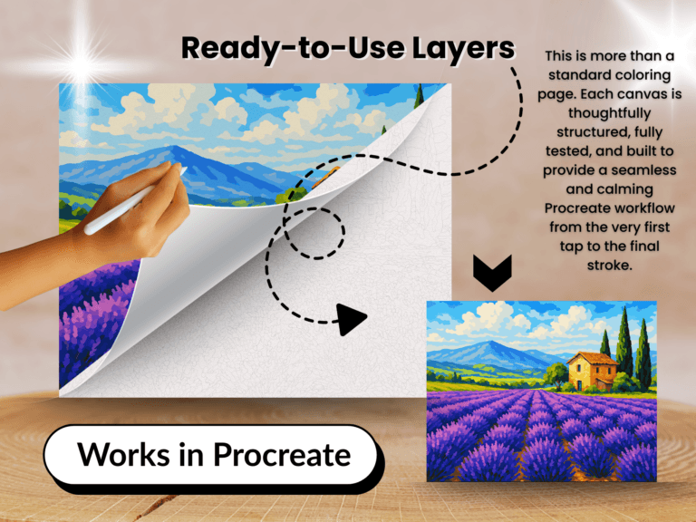 Epic Dragon Battle Paint By Number For Procreate – Dark Fantasy Fire Art | Digital Download 5