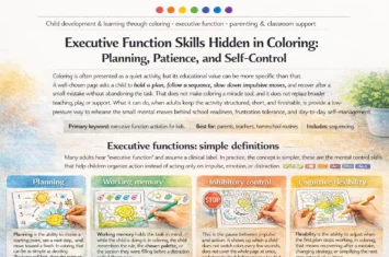 Executive Function Skills Hidden in Coloring