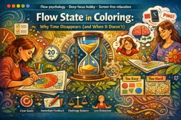 Flow State in Coloring Why Time Disappears (and When It Doesn’t)