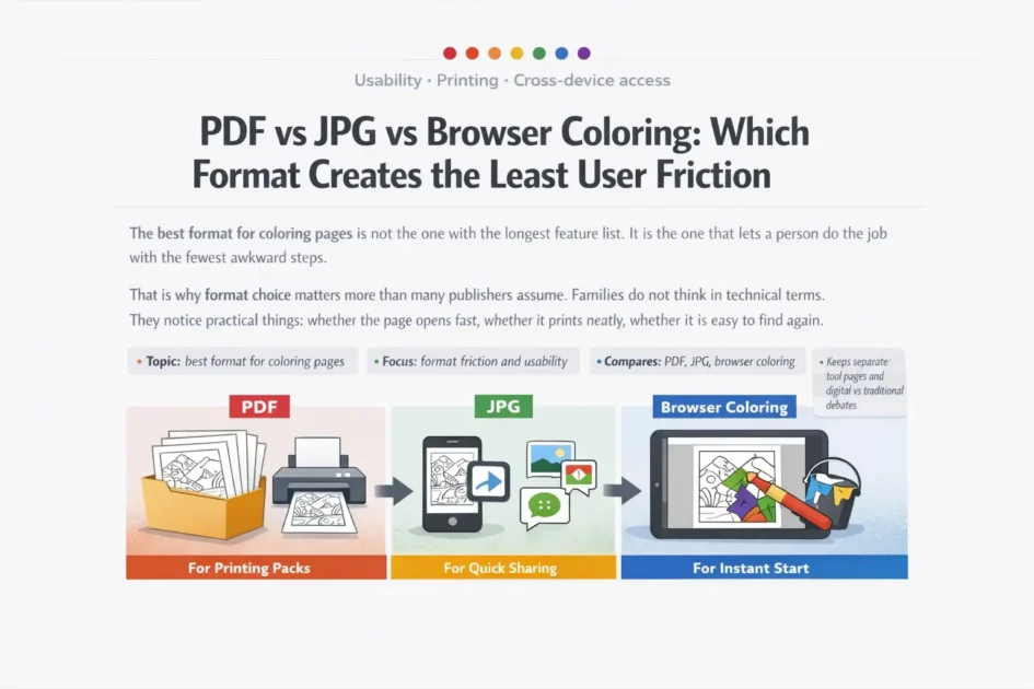 PDF Vs JPG Vs Colorazione Nel Browser | Mimi Panda