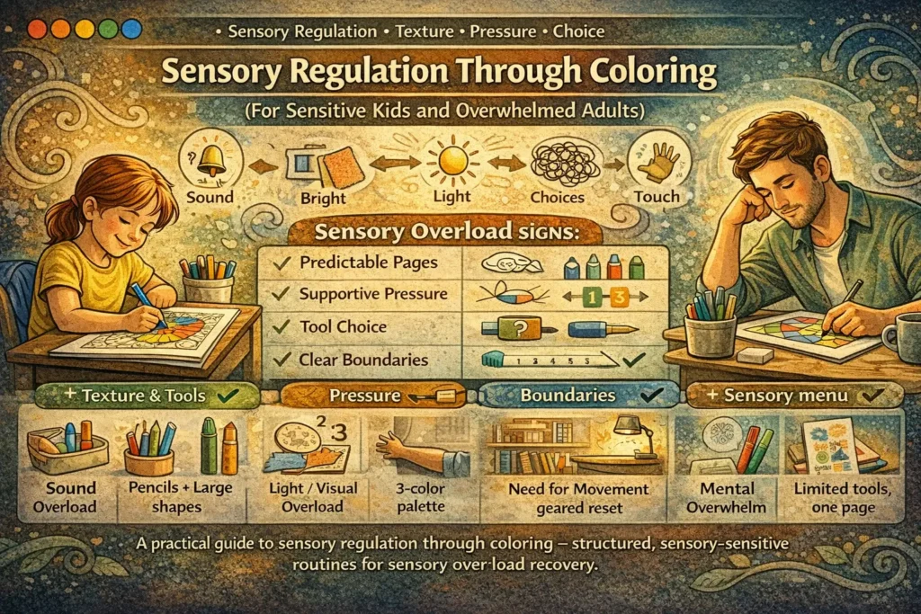 Sensory Regulation Through Coloring