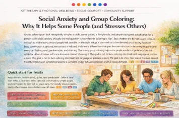 Social Anxiety and Group Coloring