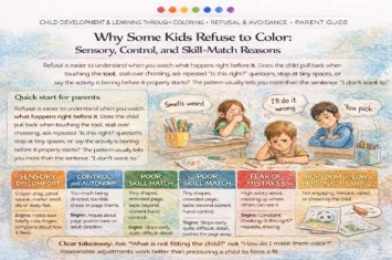 Why Some Kids Refuse to Color Sensory, Control, and Skill-Match Reasons