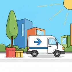 Delivery Van Coloring Page - Origin image