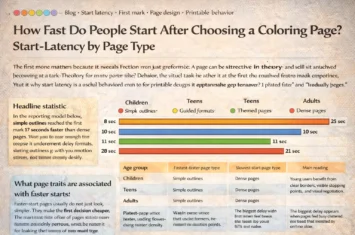 Hoe Snel Beginnen Mensen Nadat Ze Een Kleurplaat Hebben Gekozen?