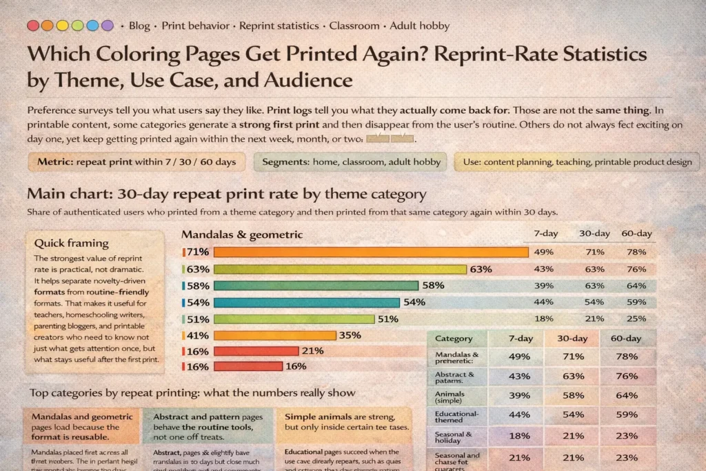 Which Coloring Pages Get Printed Again