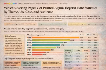 どの塗り絵ページが再印刷されるか