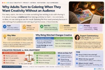 Why Adults Turn to Coloring When They Want Creativity Without an Audience