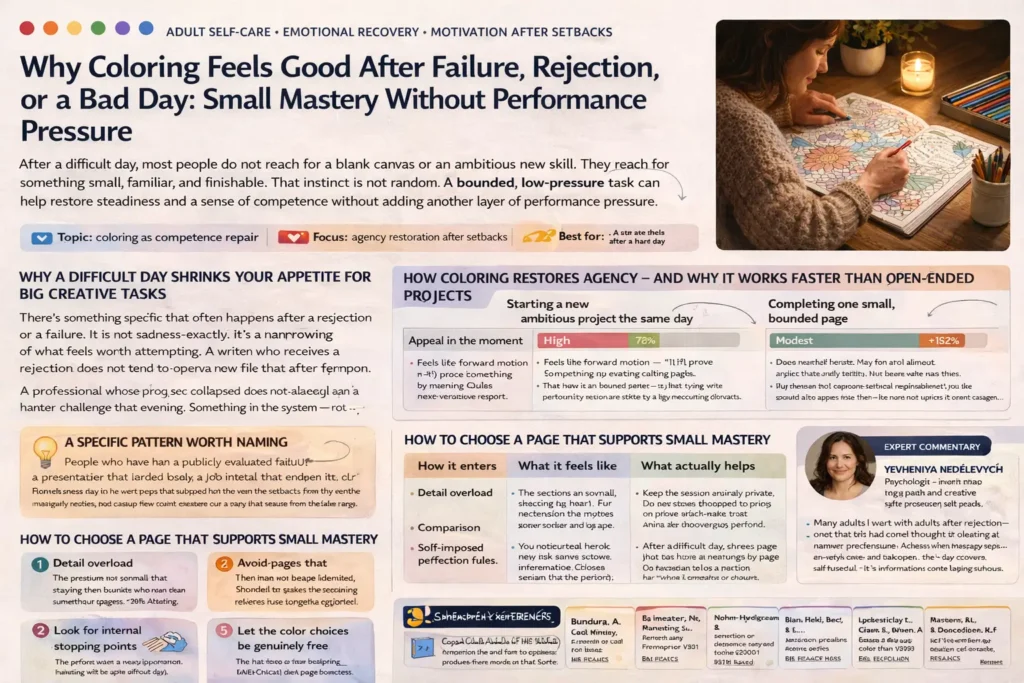 Why Coloring Feels Good After Failure