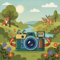 Camera Coloring Page - Origin image