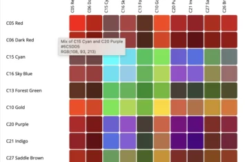 Announcing new Color mixing chart (2026-06-10)
