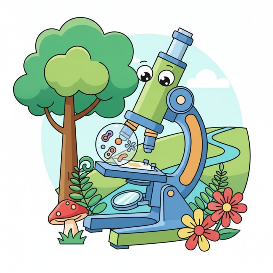 Microscope Coloring Page 2
