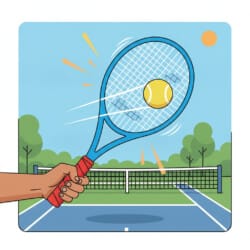 Tennis Racket And Ball Coloring Page - Origin image