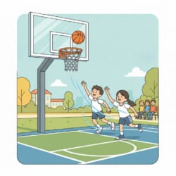 Basketball Hoop Coloring Page - Origin image