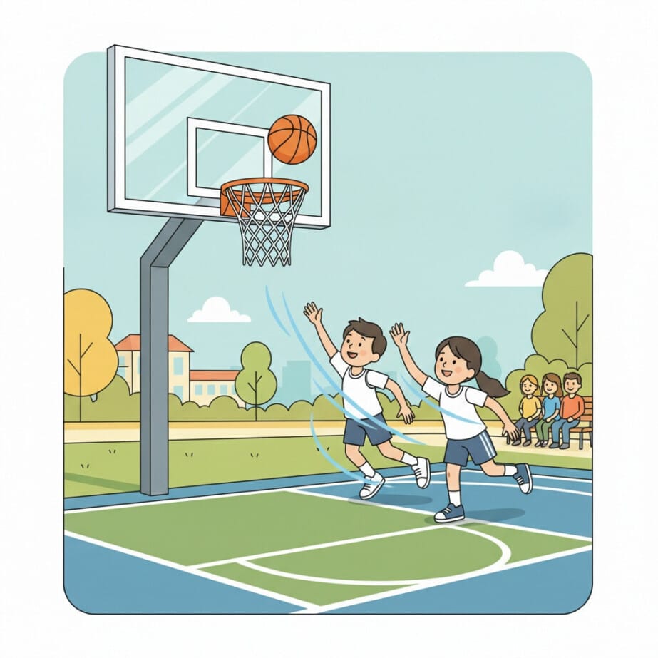 Basketball Hoop Coloring Page 2
