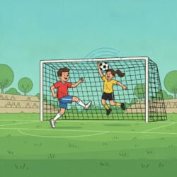 Soccer Goal Coloring Page - Origin image