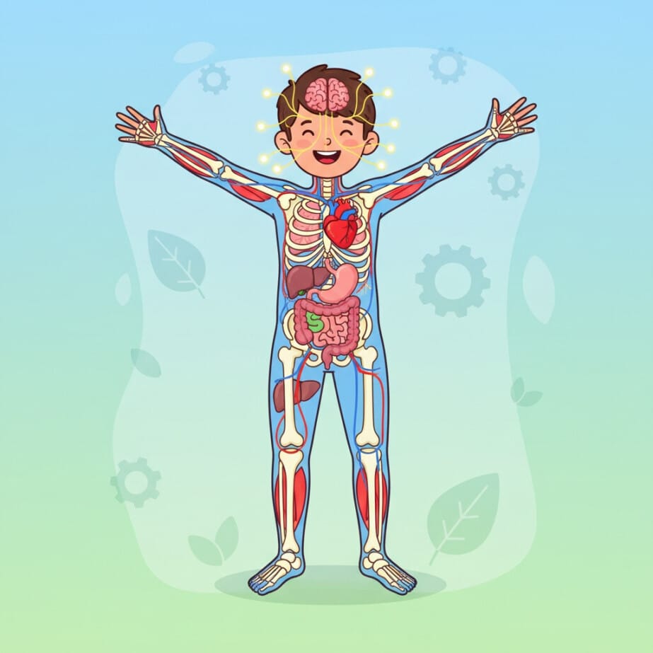 Human Body Coloring Sheet 2