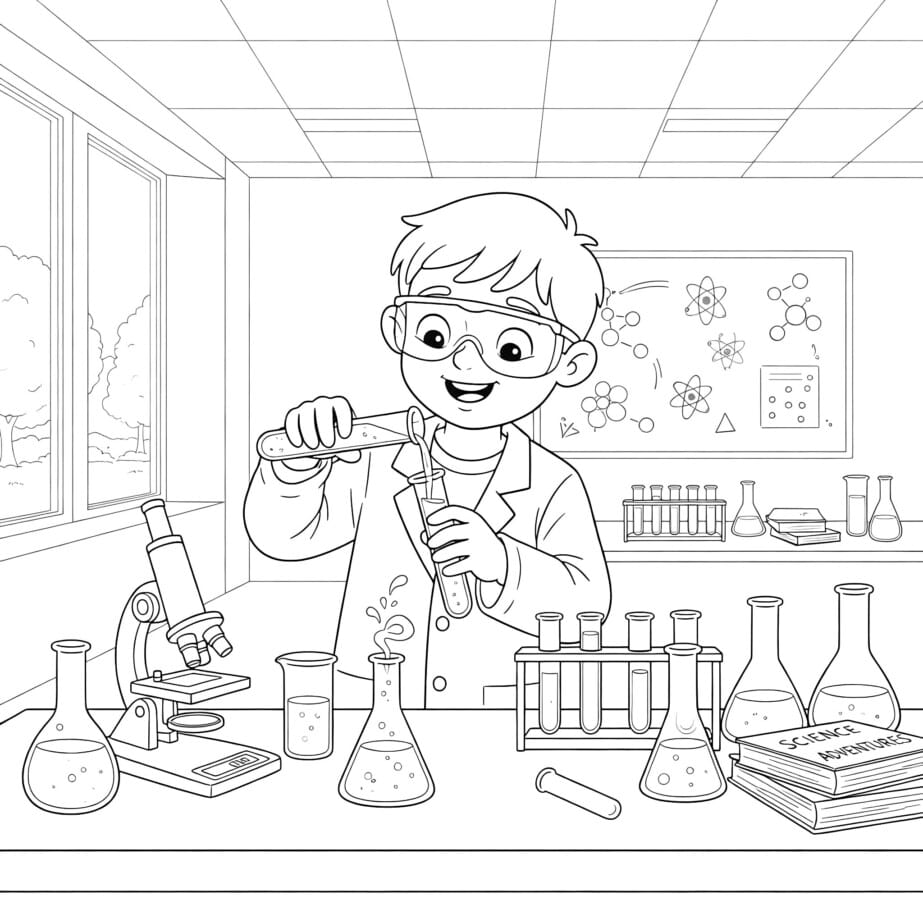 Chemistry Coloring Sheet