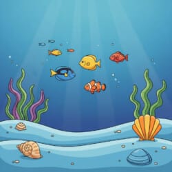 Coloring Page Sea - Origin image
