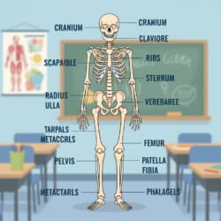 Human Skeleton Coloring Page - Origin image