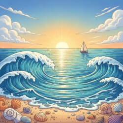Coloring Page Of The Ocean - Origin image