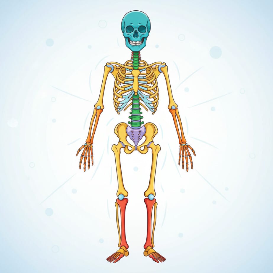 Skeletal System Coloring 2