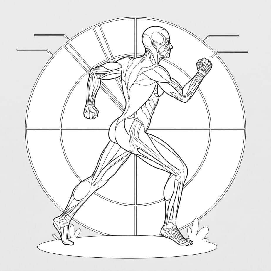Muscular System Coloring Sheet