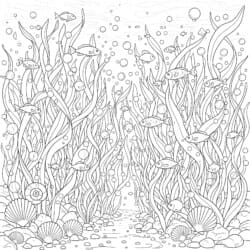 Coloring Sea - Printable Coloring page