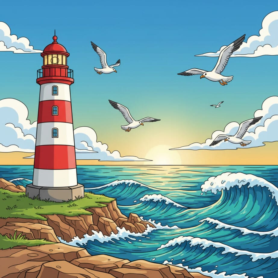 Ocean Picture To Color 2