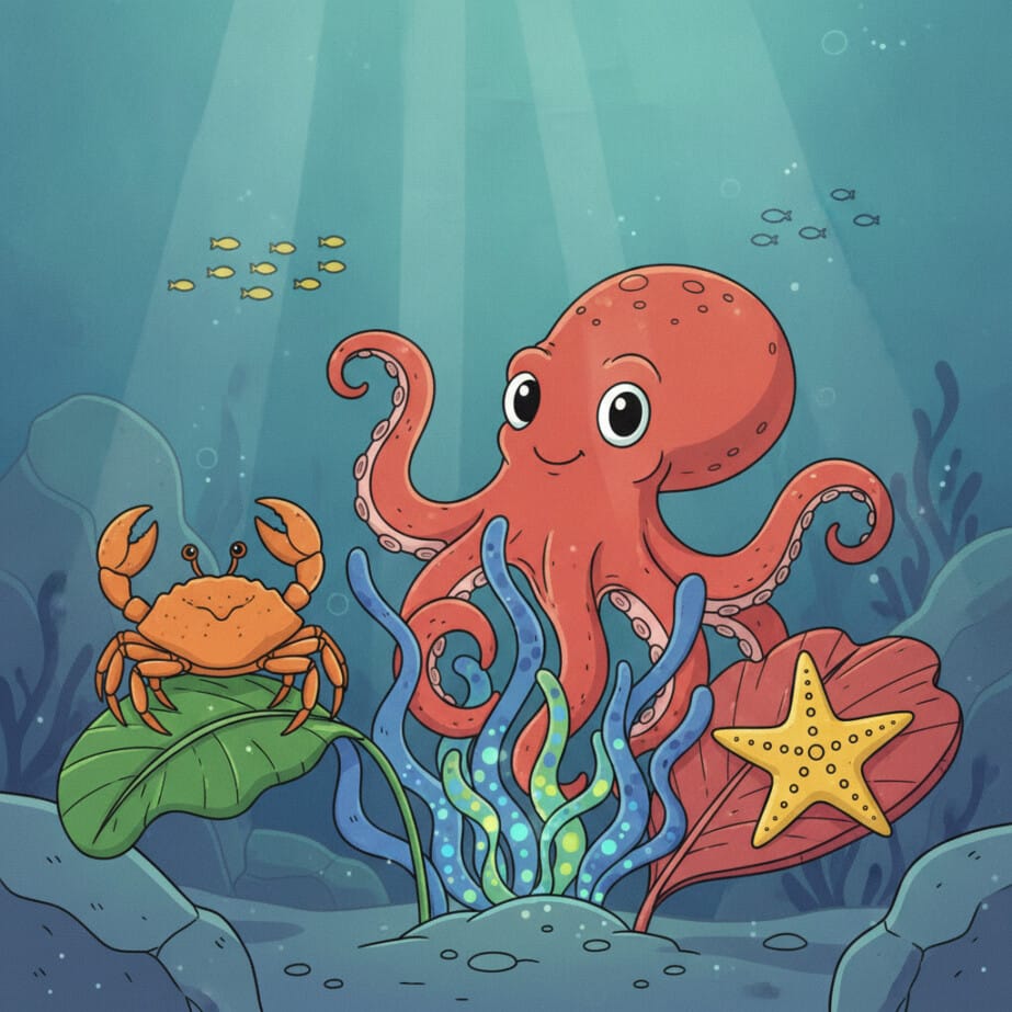 Sea Creature Coloring 2