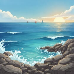 Sea For Coloring - Origin image