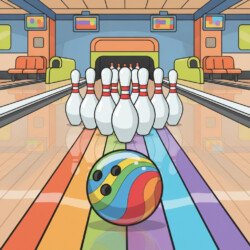 Bowling Coloring Page - Origin image
