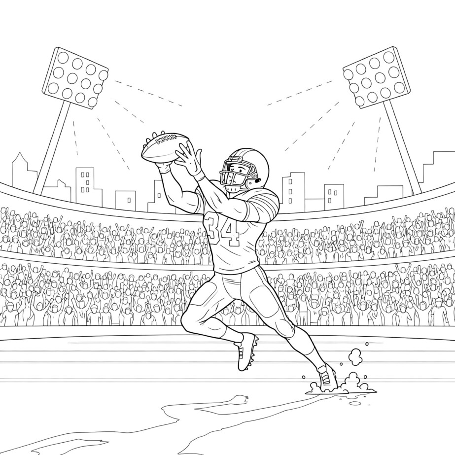 Football Player Colouring