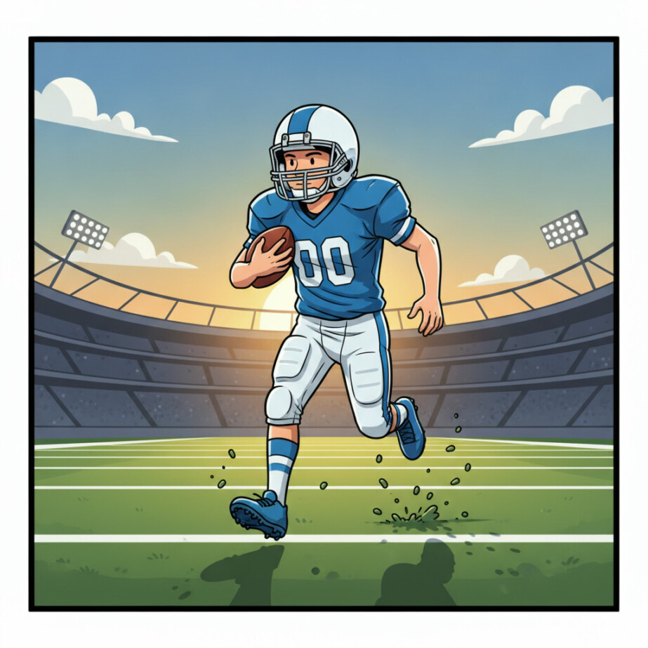 Football Player Coloring 2
