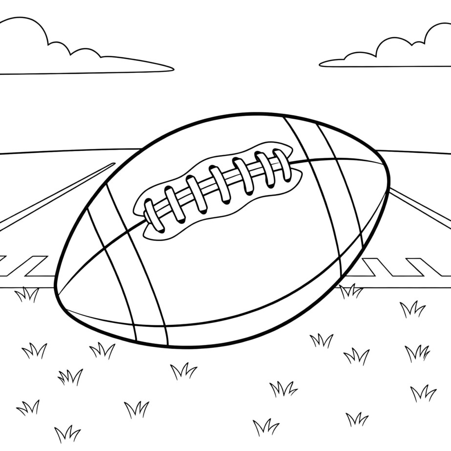 Football For Coloring