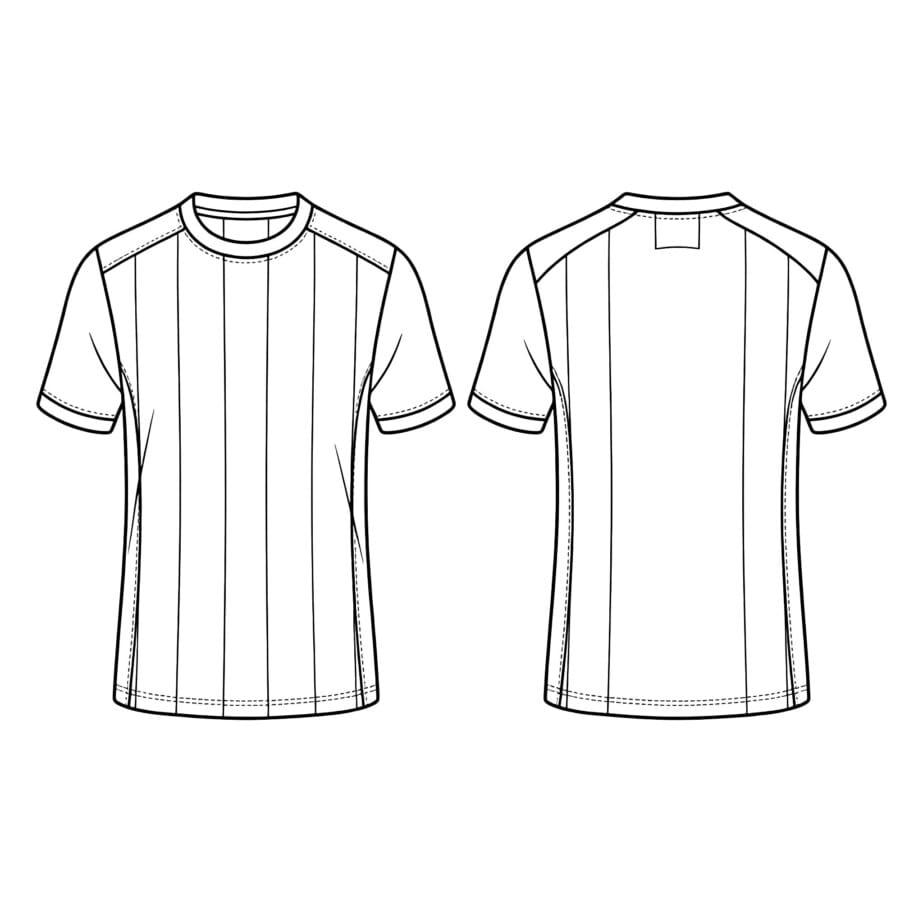 Blank Football Jersey Coloring Page