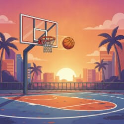 Basketball Coloring Page Printable - Origin image