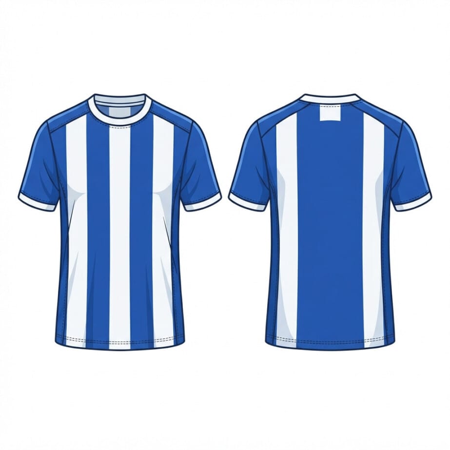 Blank Football Jersey Coloring Page 2