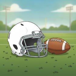 Coloring Page Football Helmet - Origin image