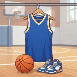 Basketball Jersey Coloring Page - Origin image