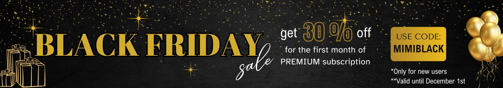 Black Friday Discount